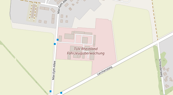 KFZ Werkstatt auf Karte