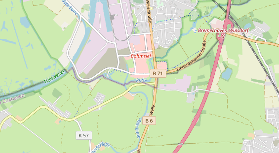 KFZ Werkstatt auf Karte