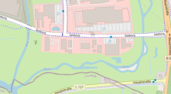 KFZ Werkstatt auf Satellitenbild