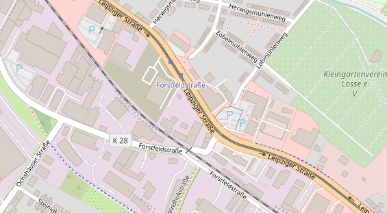KFZ Werkstatt auf Karte