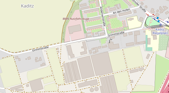 KFZ Werkstatt auf Satellitenbild