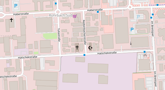KFZ Werkstatt auf Satellitenbild