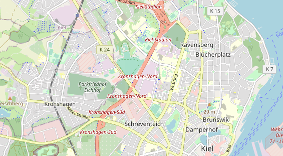 KFZ Werkstatt auf Karte