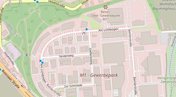 KFZ Werkstatt auf Satellitenbild