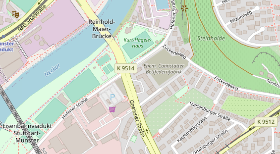 KFZ Werkstatt auf Satellitenbild
