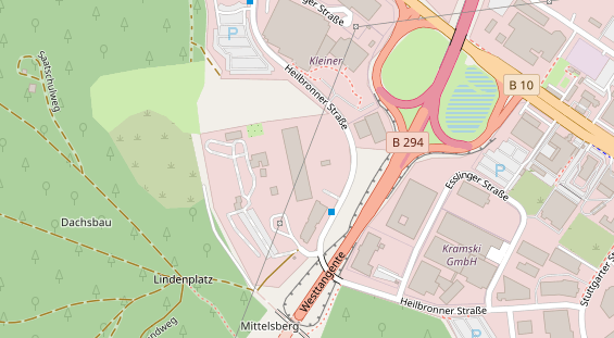 KFZ Werkstatt auf Satellitenbild