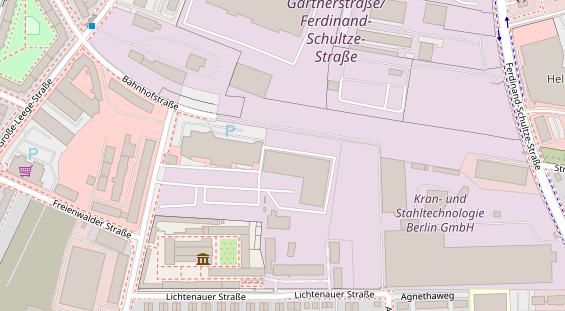 KFZ Werkstatt auf Satellitenbild