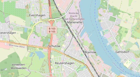 KFZ Werkstatt auf Karte