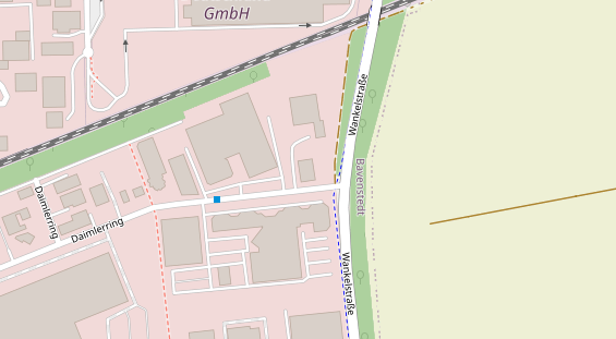 KFZ Werkstatt auf Satellitenbild