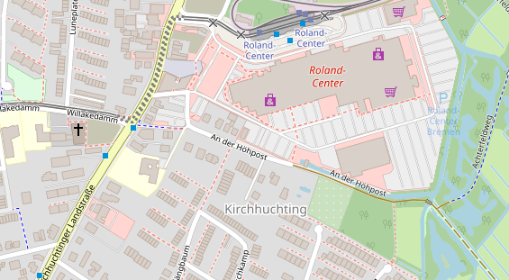 KFZ Werkstatt auf Satellitenbild