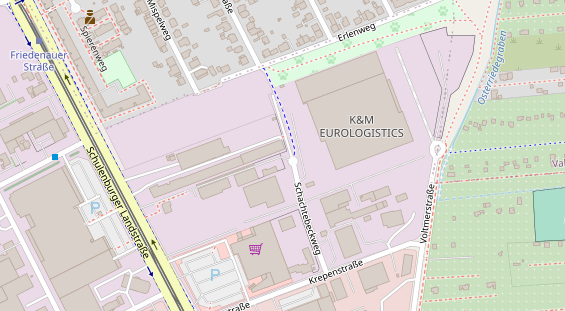 KFZ Werkstatt auf Satellitenbild
