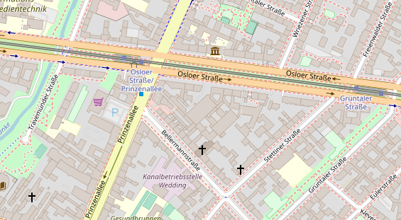 KFZ Werkstatt auf Satellitenbild
