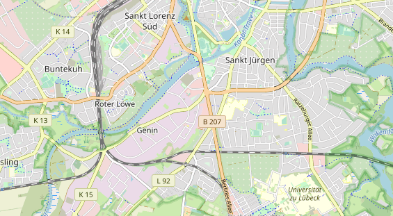 KFZ Werkstatt auf Karte