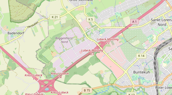 KFZ Werkstatt auf Karte