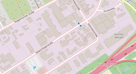 KFZ Werkstatt auf Satellitenbild