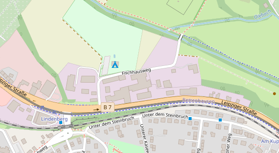 KFZ Werkstatt auf Satellitenbild