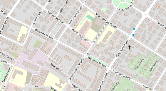 KFZ Werkstatt auf Satellitenbild