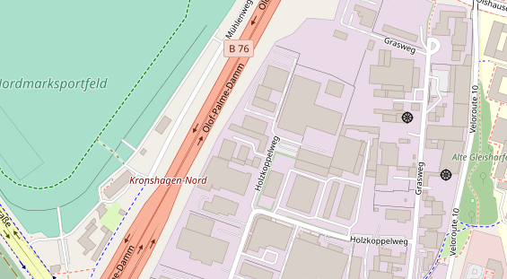 KFZ Werkstatt auf Satellitenbild