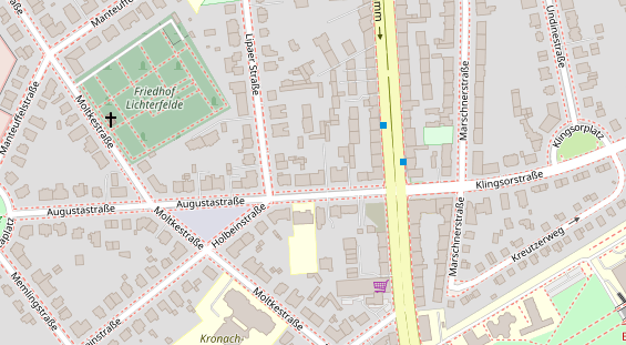 KFZ Werkstatt auf Satellitenbild
