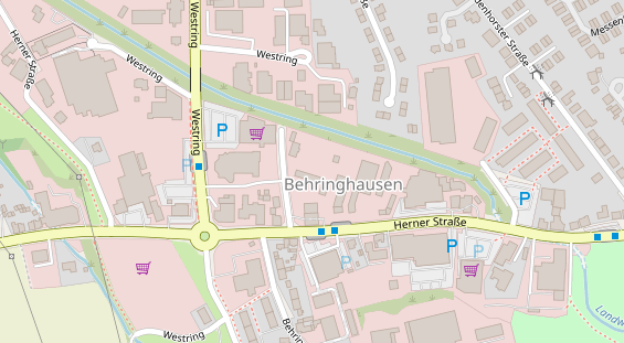 KFZ Werkstatt auf Satellitenbild