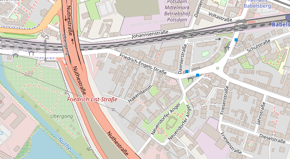 KFZ Werkstatt auf Satellitenbild