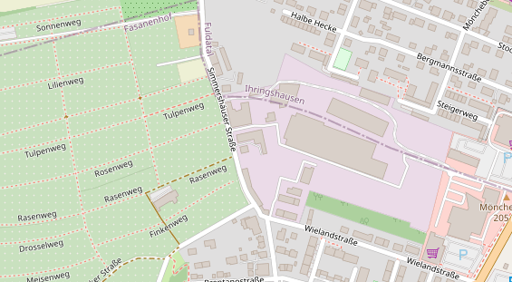 KFZ Werkstatt auf Satellitenbild