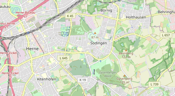 KFZ Werkstatt auf Karte