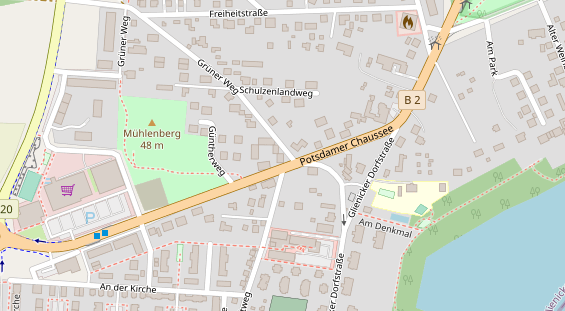 KFZ Werkstatt auf Satellitenbild