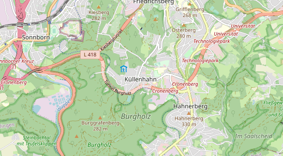 KFZ Werkstatt auf Karte