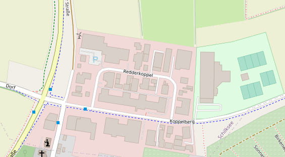 KFZ Werkstatt auf Satellitenbild