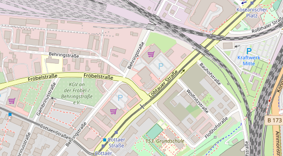 KFZ Werkstatt auf Satellitenbild