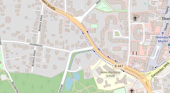 KFZ Werkstatt auf Satellitenbild