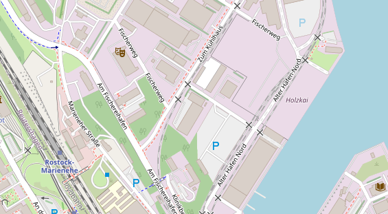 KFZ Werkstatt auf Satellitenbild