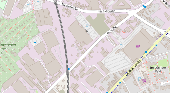 KFZ Werkstatt auf Satellitenbild
