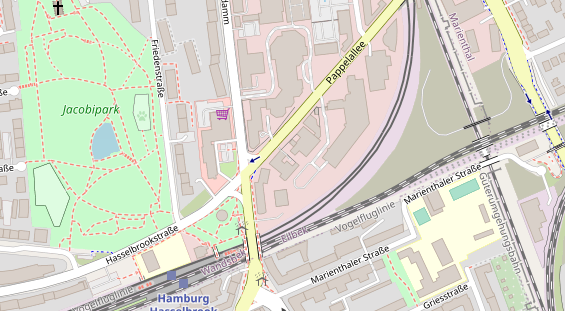 KFZ Werkstatt auf Karte