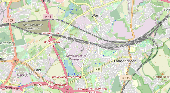 KFZ Werkstatt auf Karte