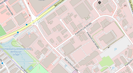KFZ Werkstatt auf Satellitenbild
