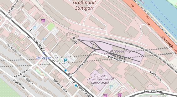 KFZ Werkstatt auf Satellitenbild