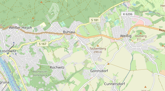 KFZ Werkstatt auf Karte