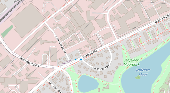 KFZ Werkstatt auf Satellitenbild