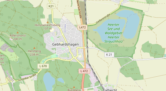 KFZ Werkstatt auf Karte