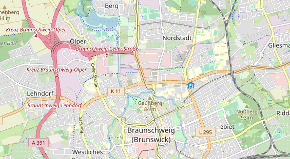 KFZ Werkstatt auf Karte