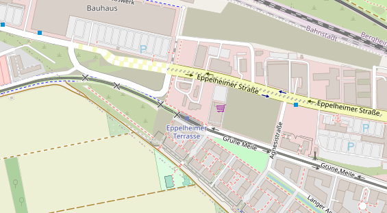 KFZ Werkstatt auf Satellitenbild