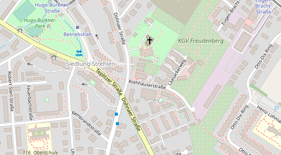 KFZ Werkstatt auf Satellitenbild