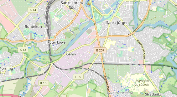 KFZ Werkstatt auf Karte