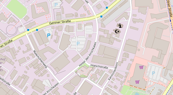 KFZ Werkstatt auf Satellitenbild