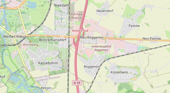 KFZ Werkstatt auf Karte