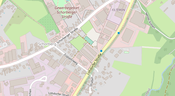 KFZ Werkstatt auf Satellitenbild