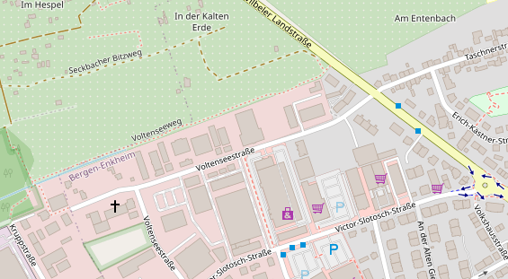 KFZ Werkstatt auf Satellitenbild