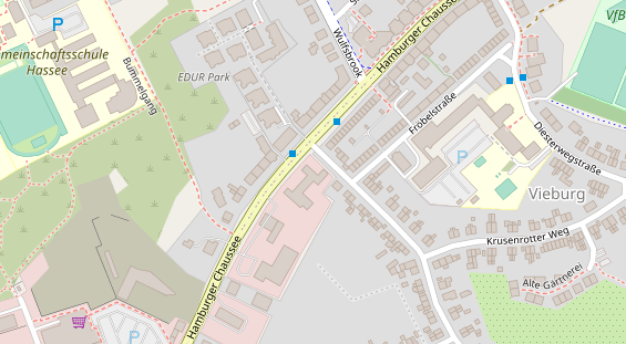 KFZ Werkstatt auf Satellitenbild